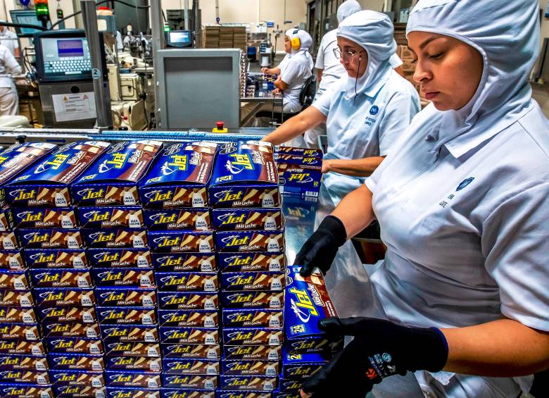 Otro de los grandes conglomerados que ya anunció su intención de regresar al mercado venezolano es Grupo Nutresa, con la Nacional de Chocolates. foto EL COLOMBIANO