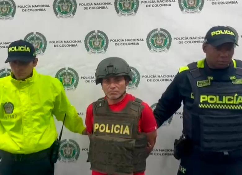 José Manuel Vera Fernández (“José”) fue capturado por la Policía en Bogotá. FOTO: CORTESÍA DE LA POLICÍA.