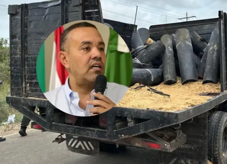 El secretario de Gobierno de La Guajira, Ismael Velásquez, rechazó el atentado del ELN al Batallón Cartagena, en Riohacha. Foto: redes y Gobernación La Guajira
