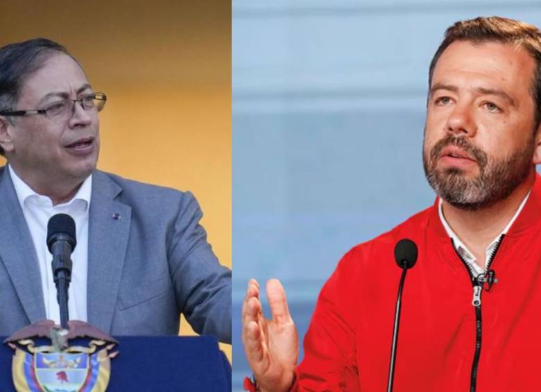 Gustavo Petro, presidente, y Carlos Fernando Galán, alcalde de Bogotá. Fotos: Colprensa