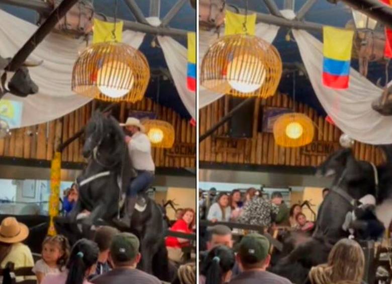 El incidente no dejó personas heridas. FOTO CAPTURAS DE VIDEO