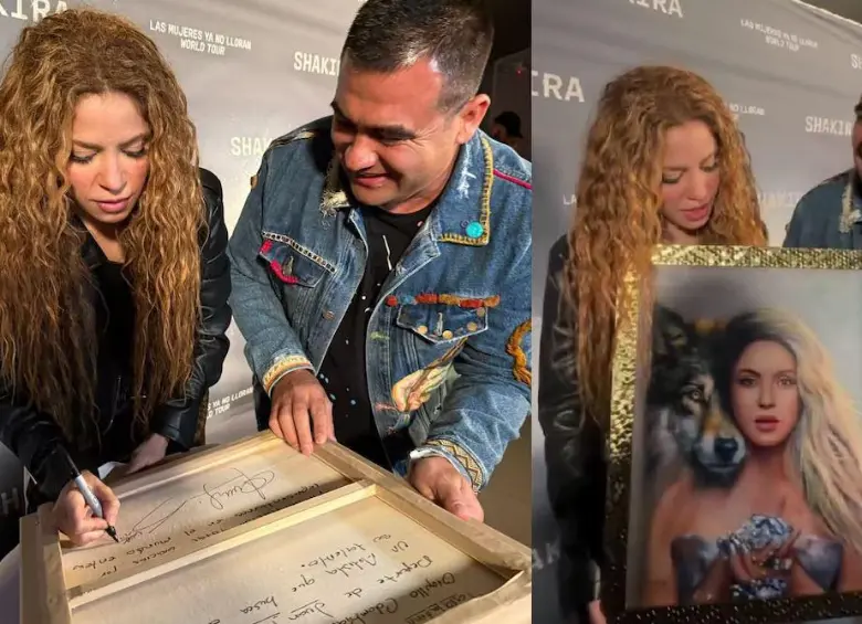 Shakira sorprendió al artista colombiano Juan Pablo Pedraza tras conocer su obra y decidió apoyarlo de una manera especial. FOTO: Tomada de Instagram @juanpablopedrazaa