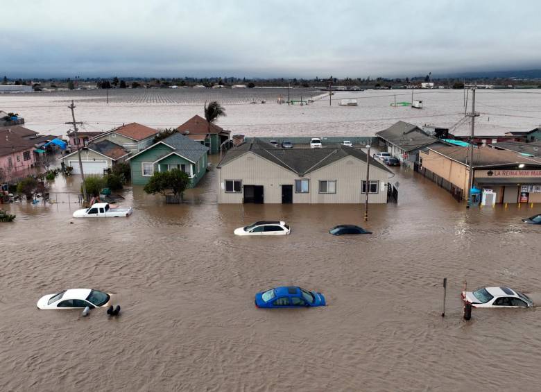 En EE.UU. el estado de California se ve afectado por las inundaciones en ciertas áreas debido a la topografía y a los patrones climáticos que se presentan en la región. Foto: Getty