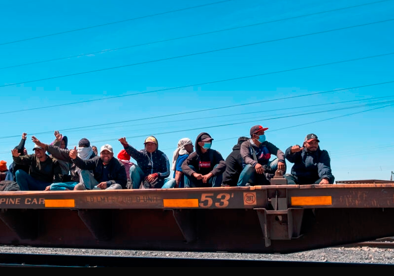 El paro ferroviario en México busca evitar más muertes a migrantes. FOTO: AFP 