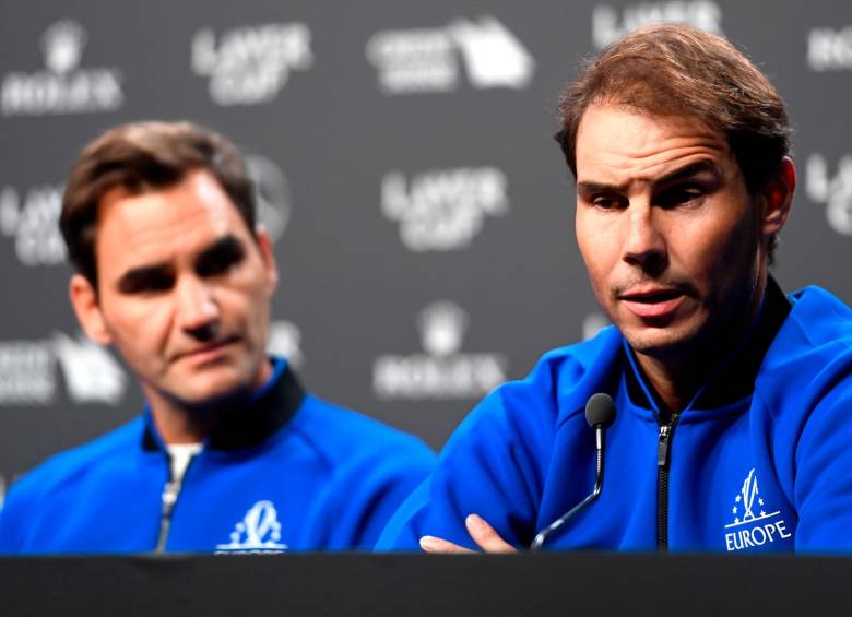 Rafael Nadal y Roger Federer tuvieron una gran rivalidad tenística en los últimos 15 años. FOTO: EFE