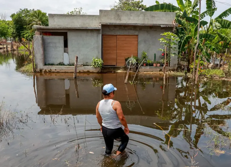 Debido a las fuertes lluvias, las inundaciones en Córdoba todavía afectan centenares de hectáreas. Foto: Manuel Saldarriaga. 