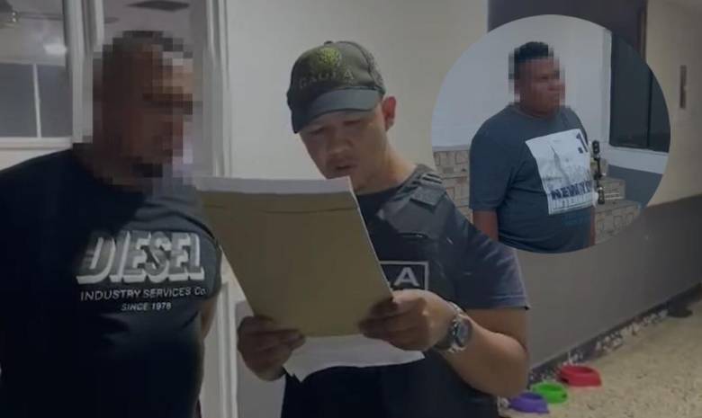 Tres integrantes del Clan del Golfo fueron detenidos por el GAULA en el marco del Plan Cazador, por el secuestro de dos policía en Urabá. FOTO: Cortesía Policía Nacional