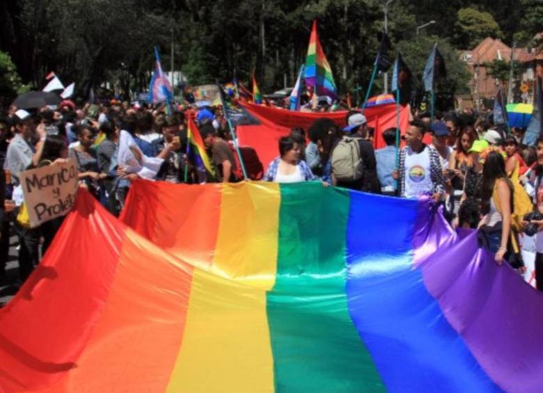 Conmemoración del día del orgullo LGTBIQ+ en Colombia. FOTO: Colprensa