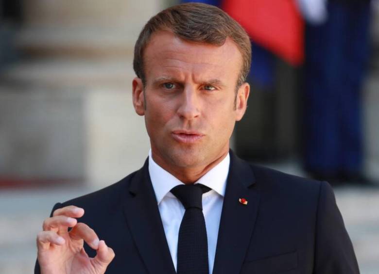 El presidente de Francia, Emmanuel Macron. FOTO: Twitter @Africa_Archives