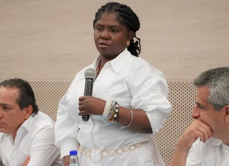 La vicepresidenta, Francia Márquez, en ponencia con el Ministerio de Salud. FOTO: Twitter @MinSaludCol