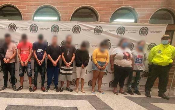 La mitad de las personas judicializadas son de nacionalidad extranjera. FOTO CORTESÍA POLICÍA