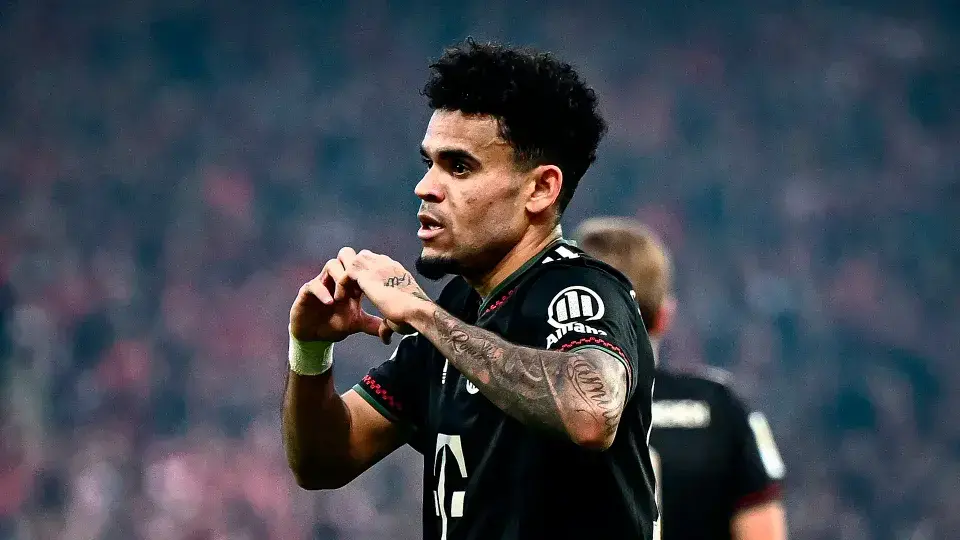Luis Díaz ajustó 10 anotaciones con el Bayern Munich por Bundesliga. FOTO CORTESÍA BAYERN MUNICH