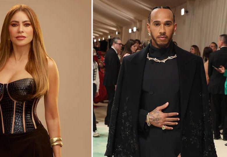 Sofía Vergara y Lewis Hamilton en Nueva York: la actriz y el piloto fueron fotografiados durante un almuerzo, lo que ha alimentado los rumores sobre una nueva relación. FOTOS Getty