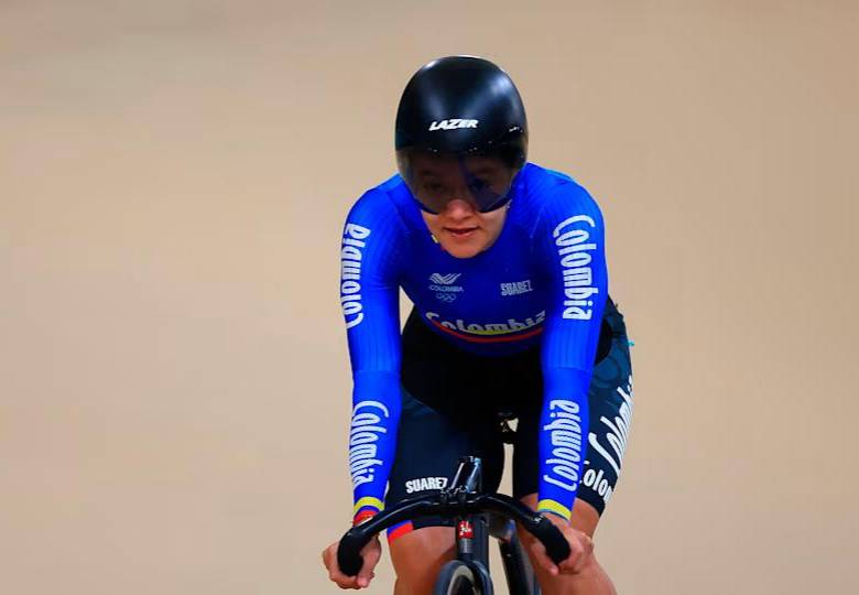 Martha Bayona, una de las deportistas que se despidió este miércoles de París. FOTO COC