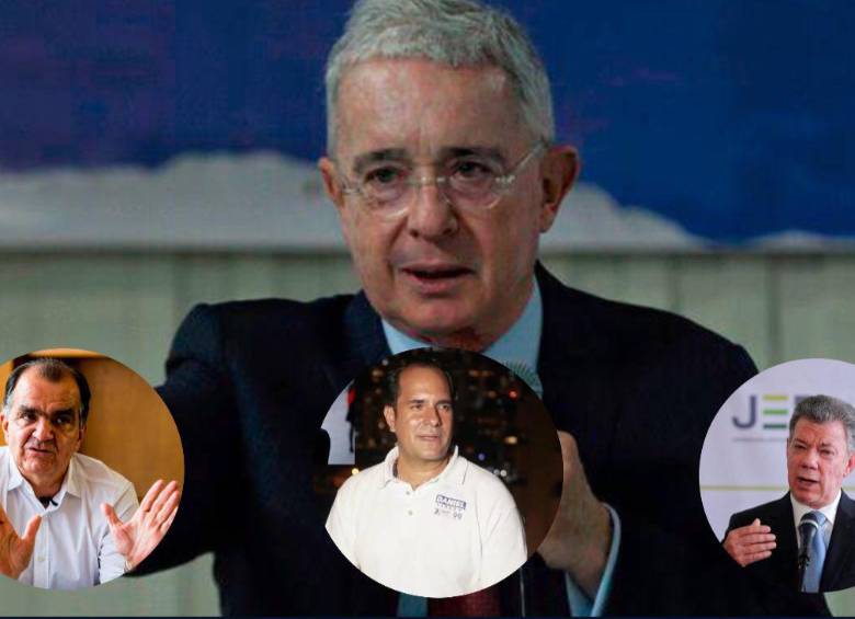 El expresidente Álvaro Uribe expreso su opinión por medio de su cuenta de Twitter. FOTO: Colprensa FOTOMONTAJE: EL COLOMBIANO