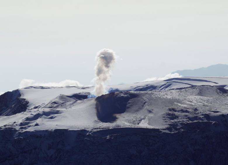 El Parque Nacional Natural de los Nevados está cerrado ante la alerta de posible erupción del Ruiz. FOTO: CORTESÍA SERVICIO GEOLÓGICO COLOMBIANO