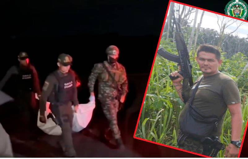 Los seis disidentes de las Farc, entre los que se encontraba Nelson Márquez (“Gato Feo”), murieron en un combate contra la Policía y el Ejército en la vereda Sabanas de San Ignacio, en Mapiripán. FOTOS cortesía ejército