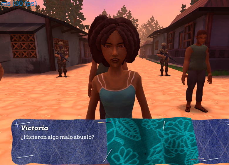 Además de videojuego, Reconstrucción tiene una página web que ofrece información sobre el conflicto armado. FOTO cortesía