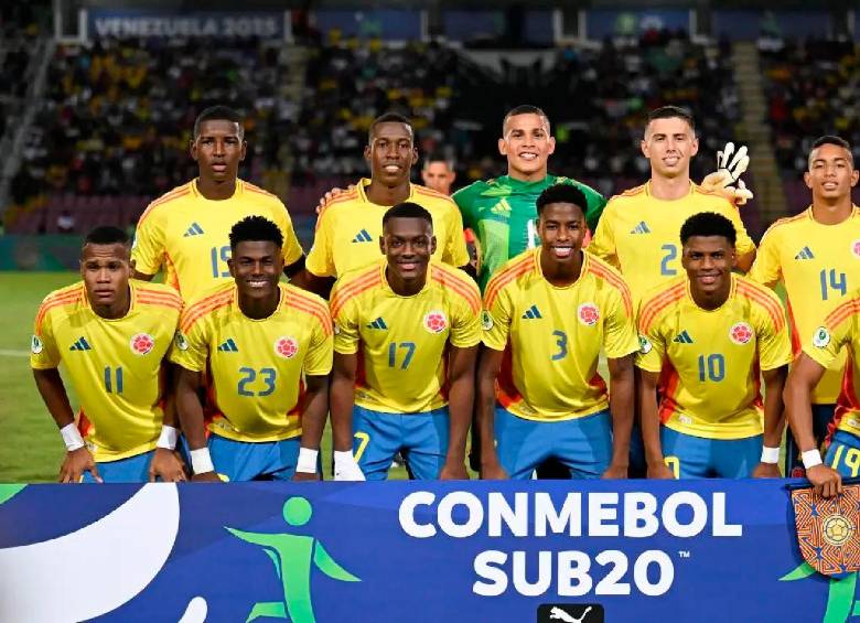 Colombia viene de ser tercera en el Sudamericano Sub-20 realizado en Venezuela, en febrero. FOTO AFP