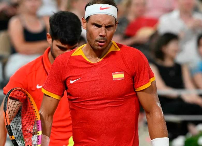 Rafael Nadal aspiraba a podio en París, sin embargo esta leyenda del tenis no logró imponer condiciones en la modalidad de sencillos ni en dobles. FOTO: AFP