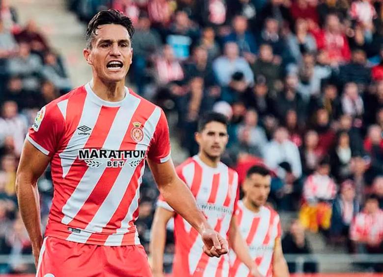 Bernardo Espinosa, jugador del Girona de España, es uno de los jugadores que suenan para llegar a Nacional. FOTO GIRONA FC