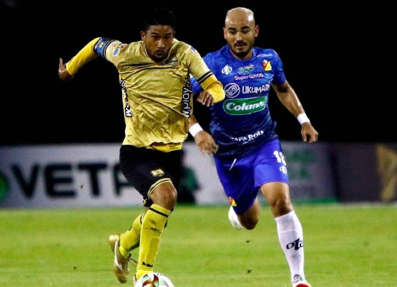 El último partido entre Águilas Doradas y Pereira se disputó el 23 de marzo del 2022 por la Liga. FOTO DIMAYOR