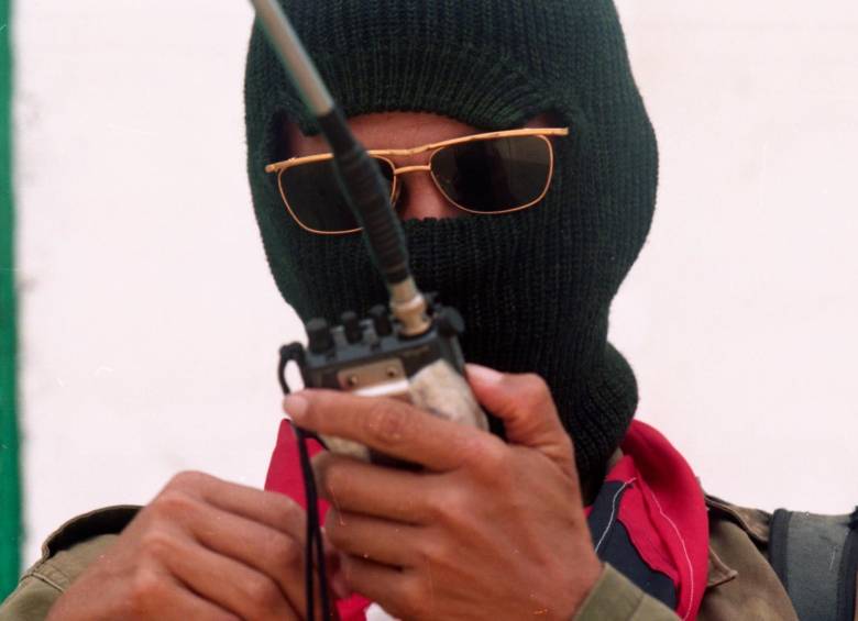 Imagen de referencia sobre la guerrilla del Eln, quien se adjudicó el secuestro de dos uniformados en Arauca. FOTO: ARCHIVO EL COLOMBIANO