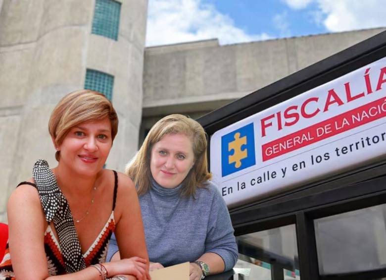 La española Eva Ferrer (derecha) acusó a Verónica Alcocer, exprimera dama, de presuntamente transportar armas y drogas en un avión oficial durante el gobierno de Gustavo Petro. Fotos: Colprensa.