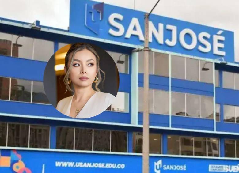 Stefanny Camacho, hasta hace dos días vicerrectora académica de la San José, ingresó a ese centro universitario en 2017, aproximadamente. Fotos: Colprensa y redes
