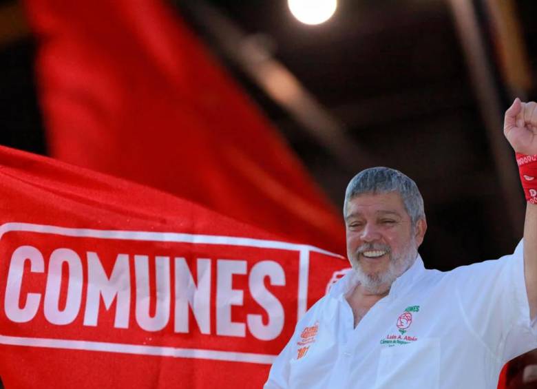 Luis Alberto Albán, conocido en las Farc con el alias de Marcos Calarcá, rechazó los señalamientos en su contra en el magnicidio de Miguel Uribe. Fotos: Comunes