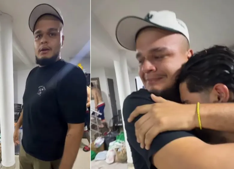 La emotiva ayuda que recibió un joven tras perderlo todo en el terremoto en Colombia. FOTO: Captura de video 