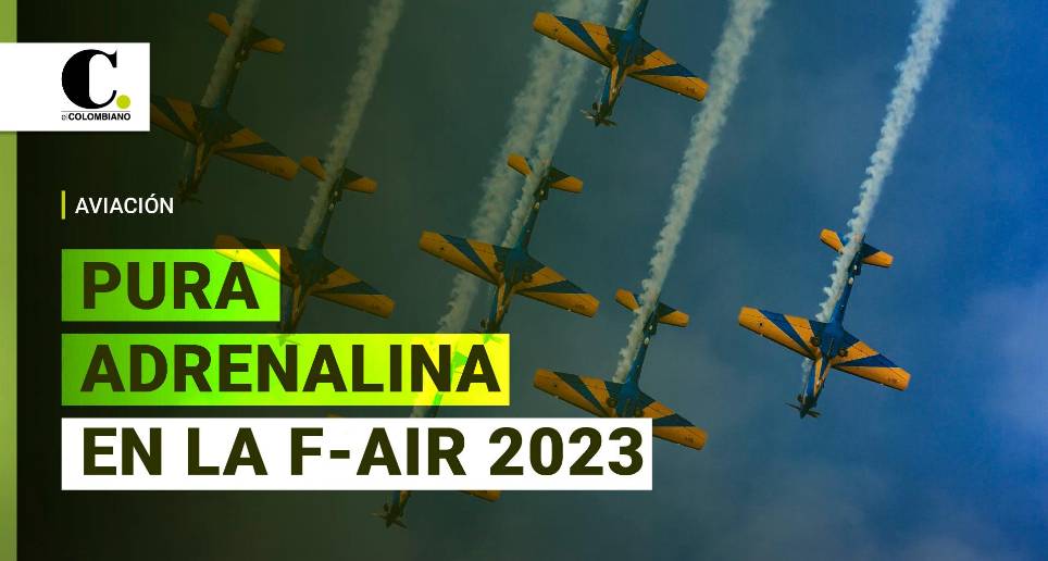 Impresionante show aéreo con acrobacias y mucha adrenalina