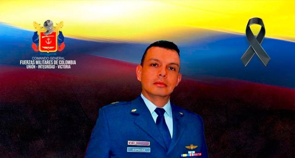Él era el teniente coronel Mario Andrés Espinoza. FOTO cortesía