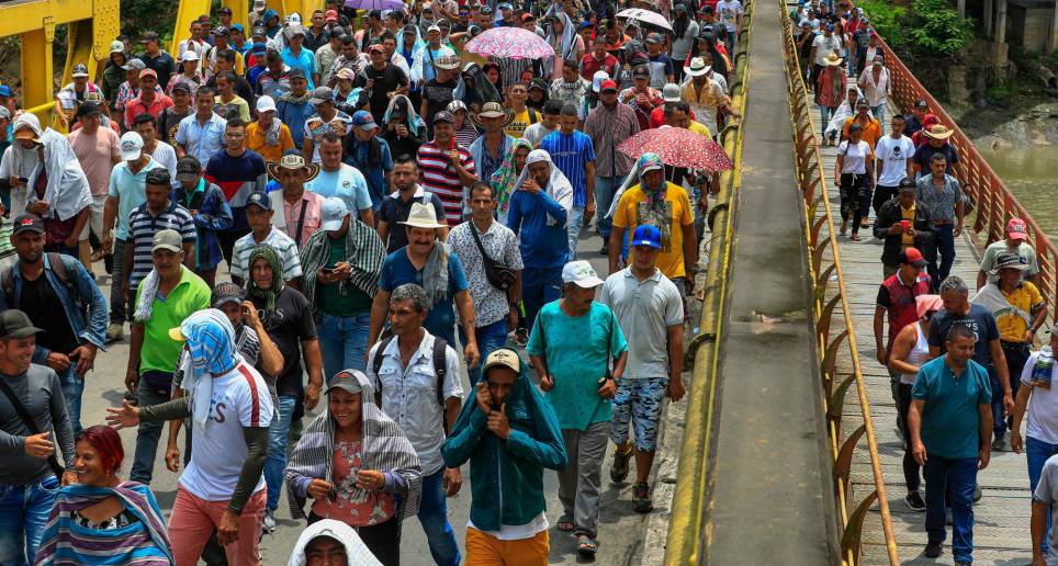 Las protestas del paro minero comenzaron desde el pasado 2 de marzo de 2023. FOTO: MANUEL SALDARRIAGA QUINTERO