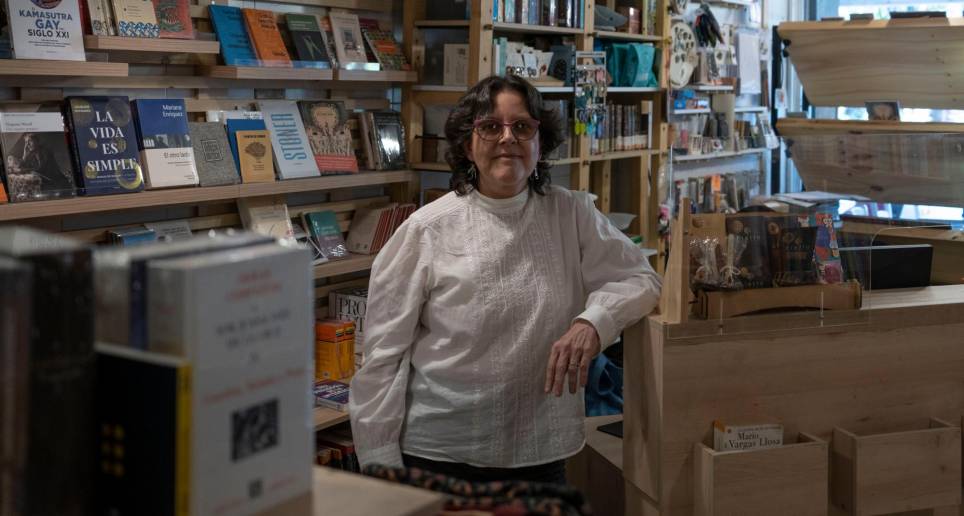 Patricia Melo fundó la librería aunando su amor por los libros y la cocina. FOTO Juan Fernando Ospina
