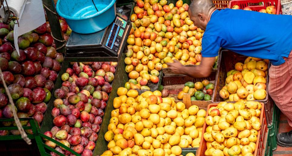 Los alimentos tuvieron una caída de 0,85% en mayo. FOTO: JUAN ANTONIO SÁNCHEZ