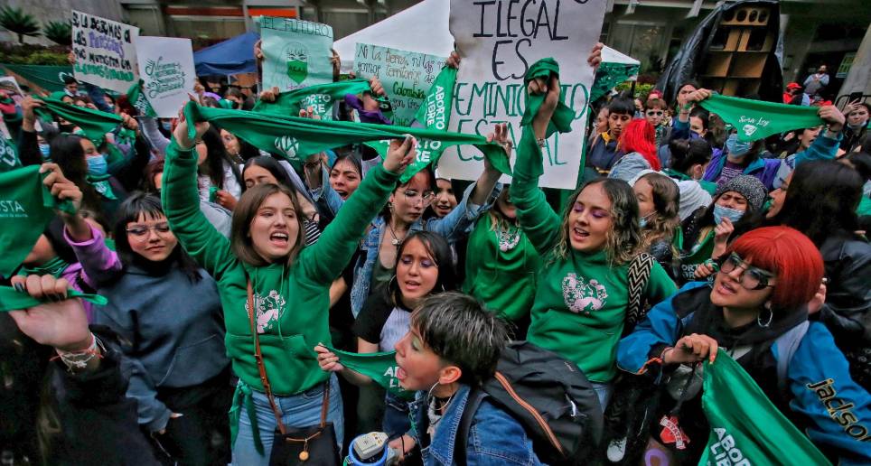En 2022 la Corte declaró inconstitucional el delito de aborto en Colombia hasta la semana 24 de gestación. FOTO Colprensa