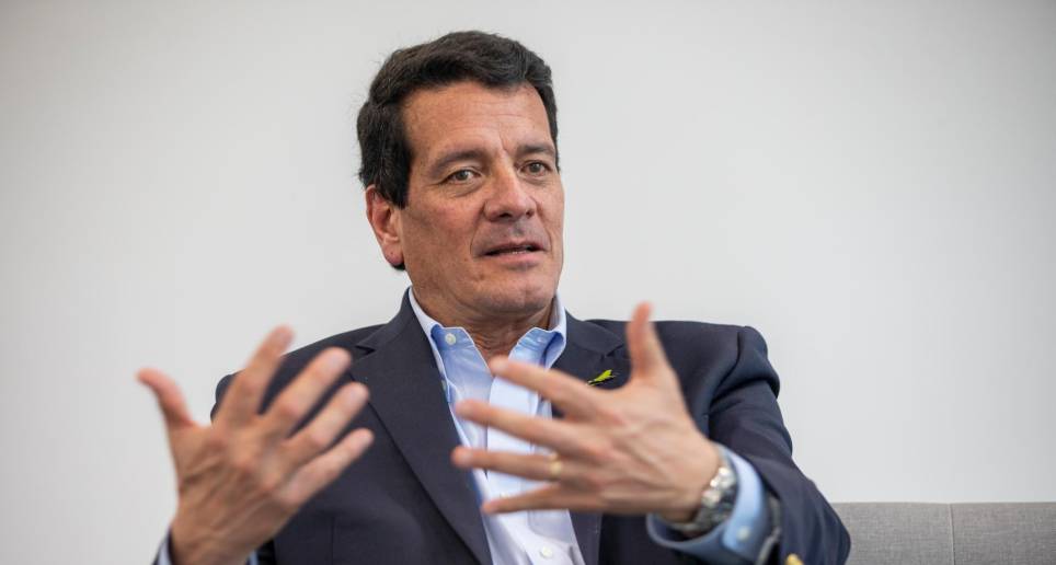 Felipe Bayón, presidente de Ecopetrol, termina su gestión a final de este mes. FOTO Carlos Velásquez