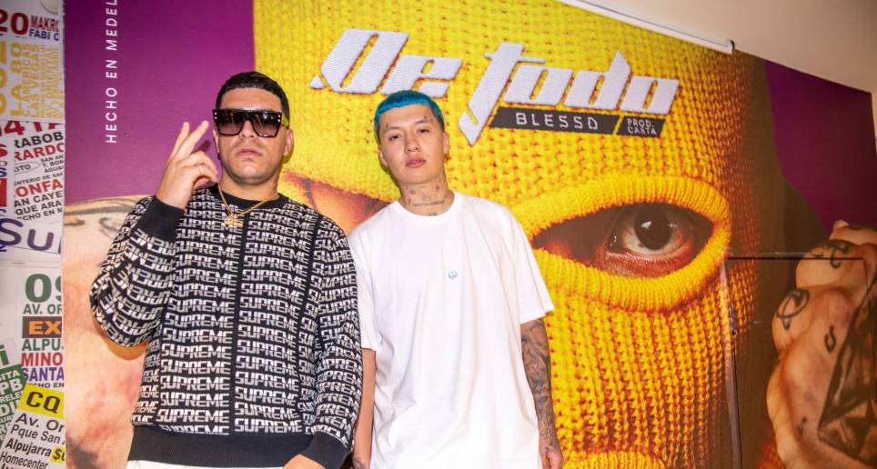El año pasado Ryan Castro y Blessd no solo estrenaron el remis de Quien TV, sino que hicieron una gira de conciertos por diferentes ciudades. FOTO: Carlos Velásquez.