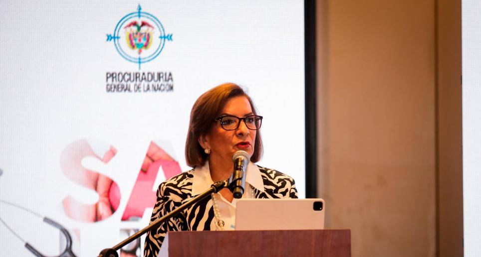 Margarita Cabello defendió el accionar del ente de control ante las acusaciones del presidente Petro y los integrantes del Pacto Histórico. FOTO: COLPRENSA