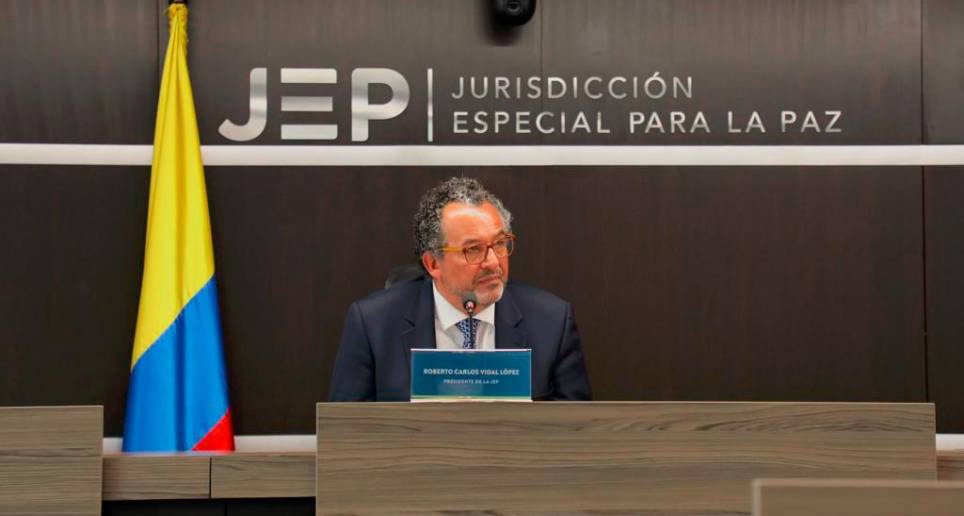 El presidente de la JEP, Roberto Carlos Vidal. FOTO: CORTESÍA 