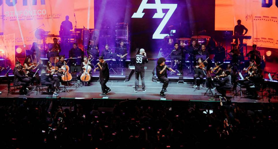 El Movistar Arena de Bogotpa se llenó el pasado sábado para a la banda Alcolirykoz. FOTO Cortesía