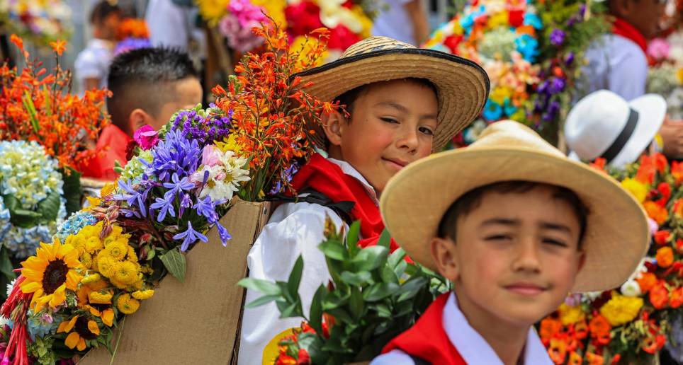 Con este desfile se cumplieron 25 años de este grandioso evento que engalana a las familias silleteras con sus hijos. Foto: Manuel Saldarriaga Quintero.