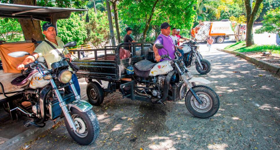 En la actualidad, según líderes del gremio, hay unos 700 motocargueros en la capital antioqueña. FOTO esneyder gutiérrez
