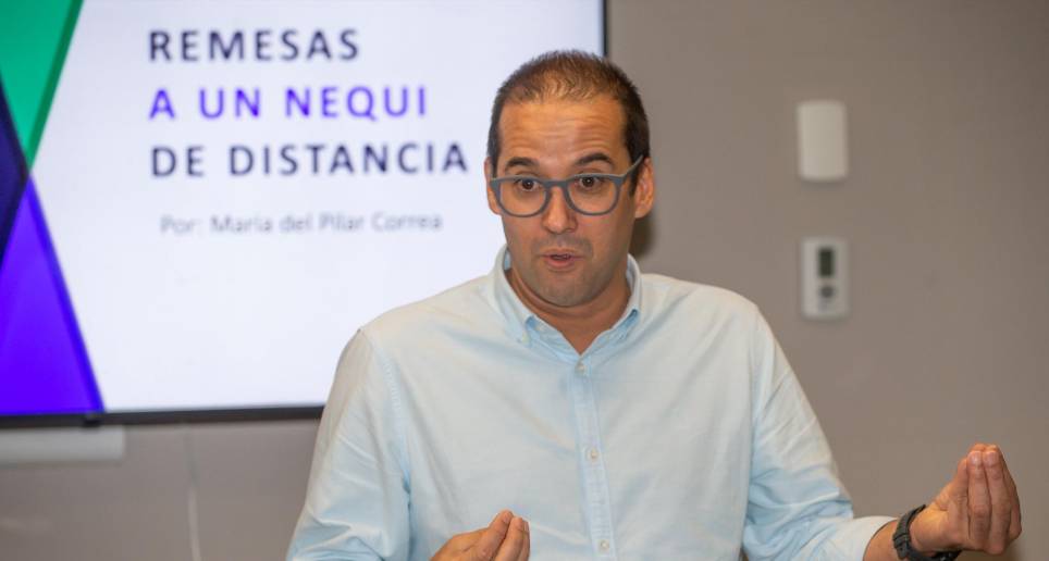 Según Andrés Vásquez, CEO de Nequi, la pandemia aceleró el crecimiento de la plataforma. FOTO esneyder gutiérrez