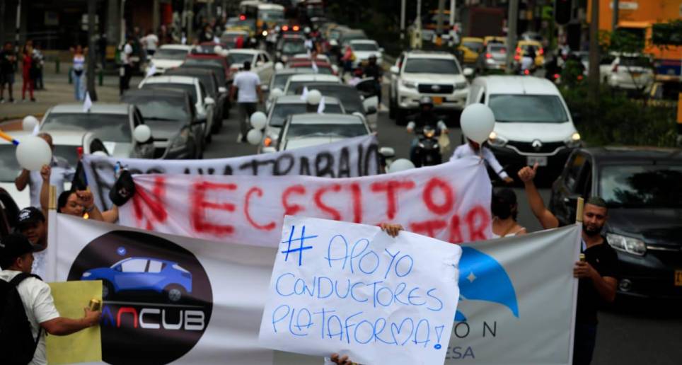 Hasta el momento, no se han reportado problemas de orden público en las protestas. FOTO Camilo Suárez
