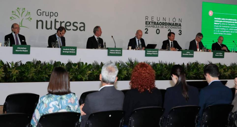 El quorum de la asamblea extraordinaria de Nutresa fue del 92,45%. FOTO Jaime Pérez