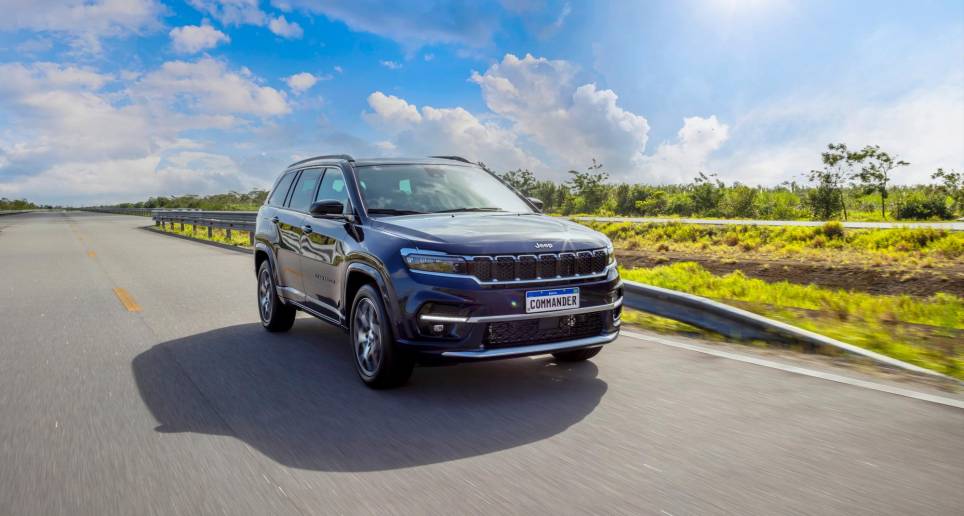 La Jeep Comander que tiene una tercera fila de asientos en la parte de atrás. FOTO cortesía