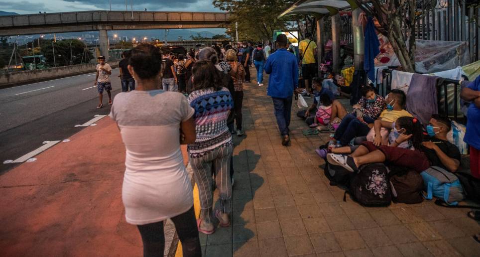 Medellín es una de las principales ciudades receptoras de población desplazada por la violencia de Antioquia y Chocó. FOTO EL COLOMBIANO