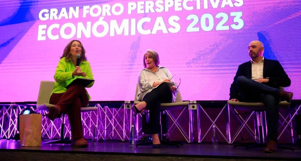 La MinAgricultura habló durante el Gran Foro de Perspectivas Económicas 2023 de EL COLOMBIANO. FOTO EL COLOMBIANO